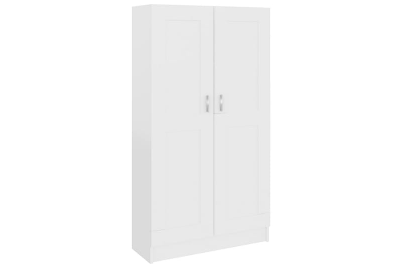 Bokskåp vit 82,5x30,5x150 cm spånskiva - Vit - Förvaring - Hyllor - Bokhylla