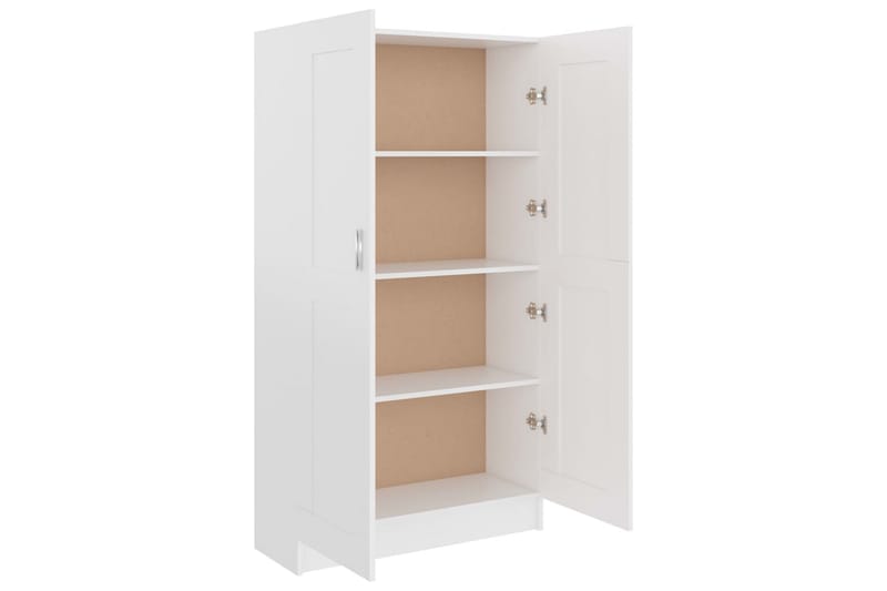 Bokskåp vit 82,5x30,5x150 cm spånskiva - Vit - Förvaring - Hyllor - Bokhylla