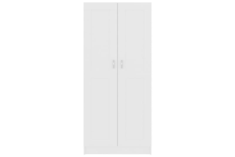 Bokskåp vit 82,5x30,5x185,5 cm spånskiva - Vit - Förvaring - Hyllor - Bokhylla