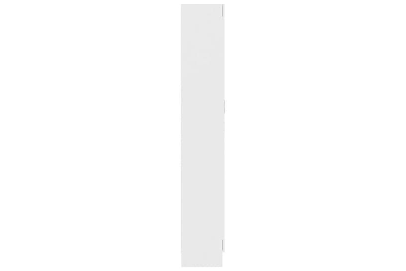 Bokskåp vit 82,5x30,5x185,5 cm spånskiva - Vit - Förvaring - Hyllor - Bokhylla