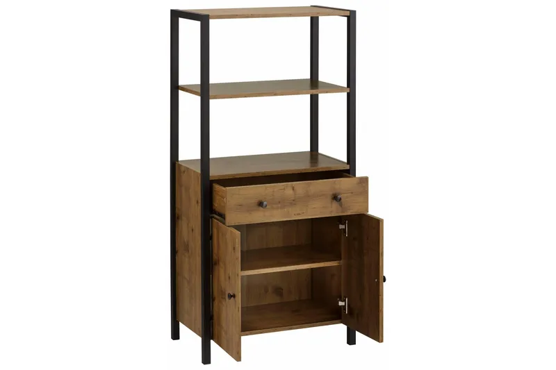 Brayden Hylla 60 cm - Brun/Svart - Förvaring - Hyllor - Bokhylla