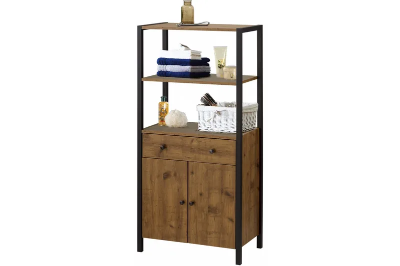 Brayden Hylla 60 cm - Brun/Svart - Förvaring - Hyllor - Bokhylla