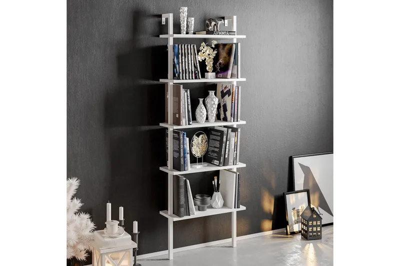 Brinkelid Bokhylla - Vit - Förvaring - Hyllor - Steghylla & trapphylla