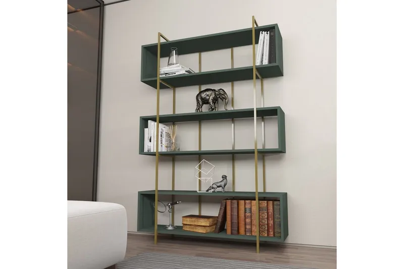 Bokhylla Bruti Grön / Rany - Grön / Rany - Förvaring - Hyllor - Bokhylla