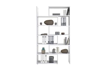 Calvia Utdragbar Bokhylla 84,2 cm i Målat Trä - Vit - Förvaring - Hyllor - Bokhylla