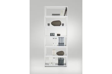 Calvia Utdragbar Bokhylla 84,2 cm i Målat Trä - Vit - Förvaring - Hyllor - Bokhylla