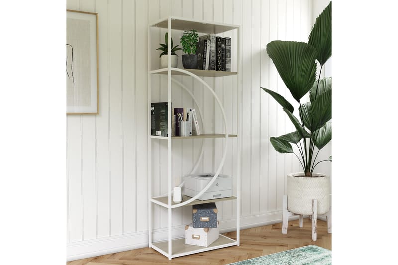 Cambridge Bokhylla 60,9x33,4 cm Vit - Dorel Home - Förvaring - Hyllor - Bokhylla