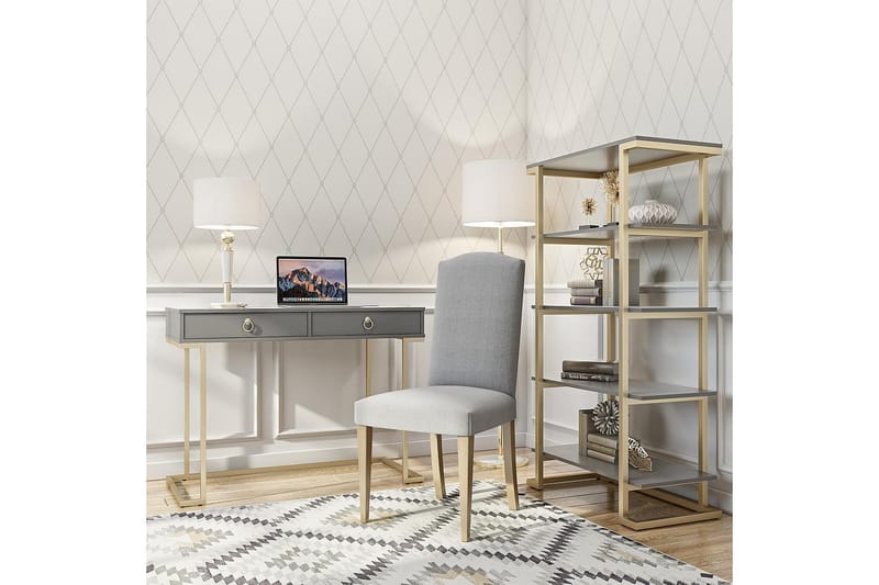 Camila Bokhylla 76x40 cm Grafitgrå - CosmoLiving - Förvaring - Hyllor - Bokhylla