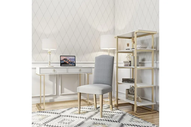 Camila Bokhylla 76x40 cm Vit - CosmoLiving - Förvaring - Hyllor - Bokhylla