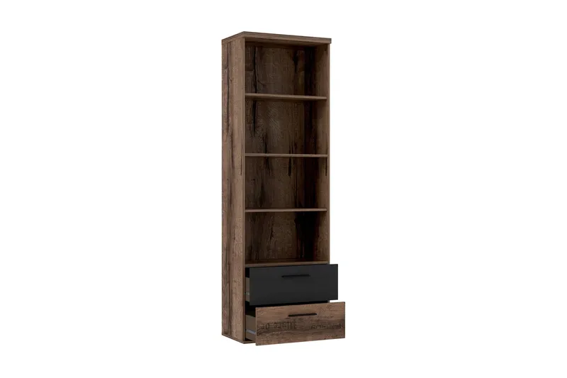 Cannop Hylla 189 cm - Brun/Svart - Förvaring - Hyllor - Bokhylla
