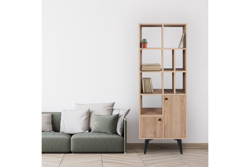 Celesse Bokhylla 60 cm i Ek - Ljusbrun - Förvaring - Hyllor - Bokhylla