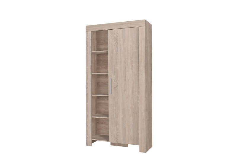 Cezar Hylla 100x42x201 cm - Beige/Grå - Förvaring - Hyllor - Bokhylla