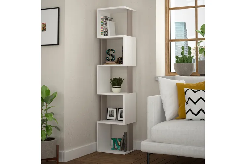 Chiranda Förvaringshylla - Vit/Trä - Förvaring - Hyllor - Bokhylla