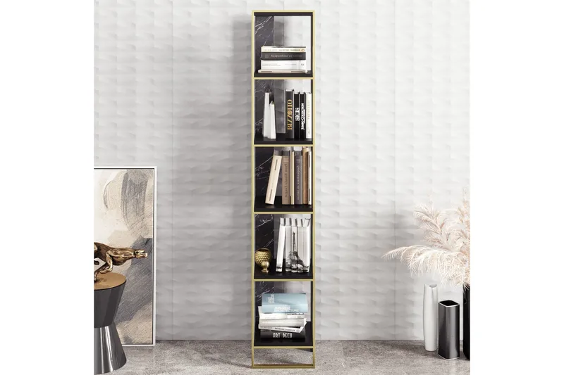Cofield Bokhylla 32 cm - Guld|Svart - Förvaring - Hyllor - Bokhylla