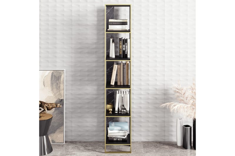 Cofield Bokhylla 32 cm - Guld|Svart - Förvaring - Hyllor - Bokhylla