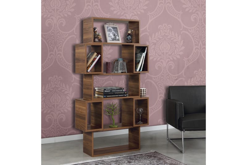 Comfortale Bokhylla 84 cm i Valnöt - Brun - Förvaring - Hyllor - Bokhylla
