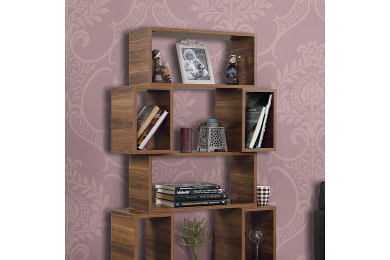 Comfortale Bokhylla 84 cm i Valnöt - Brun - Förvaring - Hyllor - Bokhylla