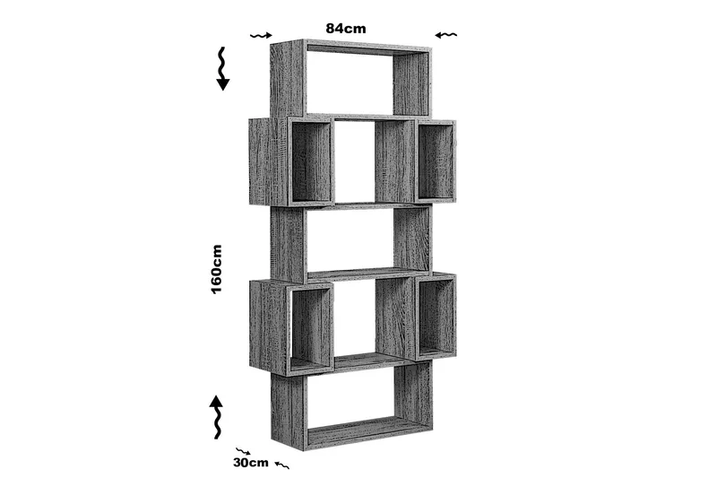 Comfortale Bokhylla - Brun/Ek - Förvaring - Hyllor - Bokhylla