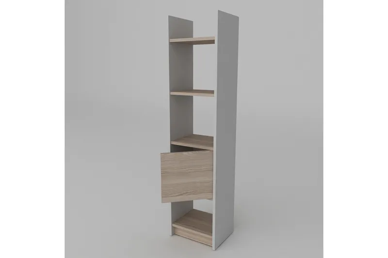 Cordolle Bokhylla Smal - Vit - Förvaring - Hyllor - Bokhylla