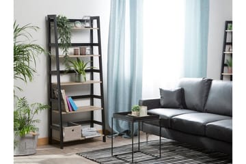 Croydon Bokhylla 64 cm i Trä med Metallram - Ljusbrun - Förvaring - Hyllor - Bokhylla