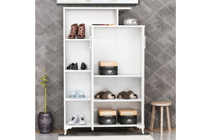 Decorotika Bokhylla 90 cm i Målat Trä - Vit - Förvaring - Hyllor - Bokhylla