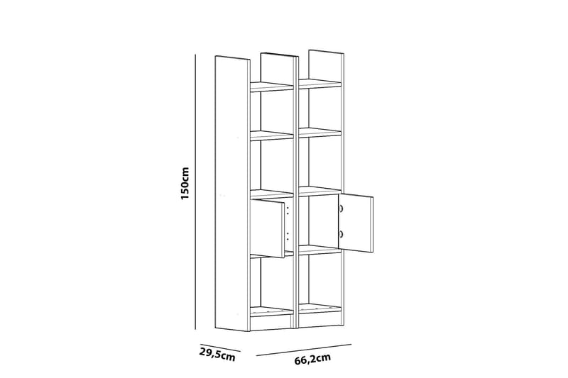 Decorotika Bokhylla - Extra Vit - Förvaring - Hyllor - Bokhylla