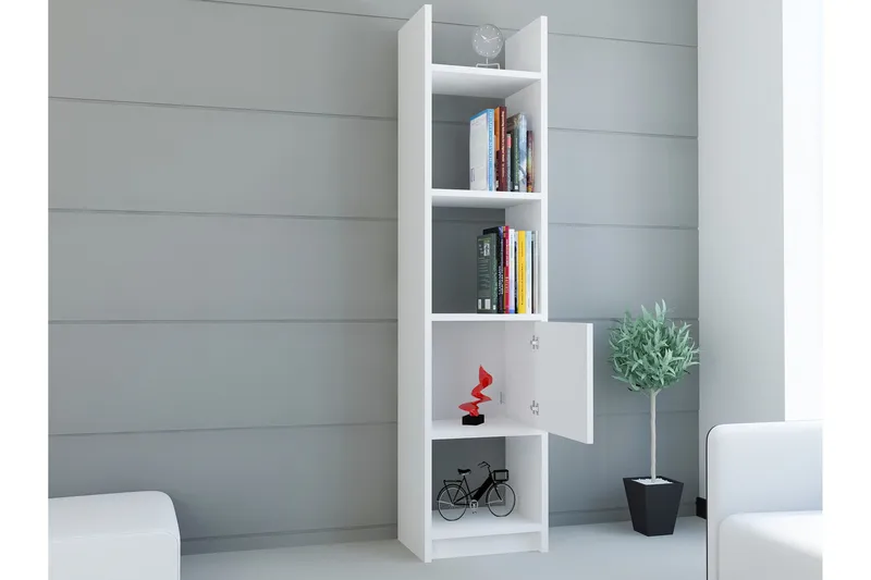 Decorotika Bokhylla Smal - Vit - Förvaring - Hyllor - Bokhylla