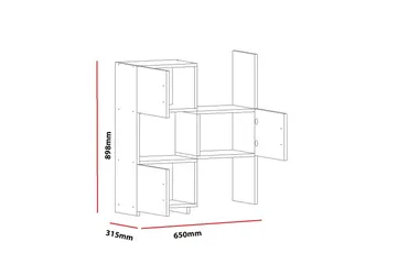 Decorotika Förvaringshylla - Vit - Förvaring - Hyllor - Bokhylla