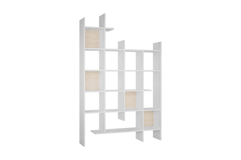 Decorta Bokhylla 122 cm i Målat Trä, Vit