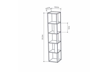 Decorta Bokhylla 32 cm i Målat Trä - Vit - Förvaring - Hyllor - Bokhylla