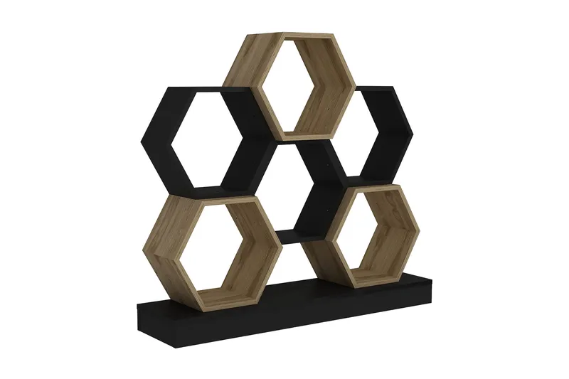 Desgrar Bokhylla 120x109 cm, Svart