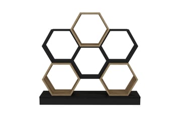 Desgrar Bokhylla 120x109 cm - Svart - Förvaring - Hyllor - Bokhylla