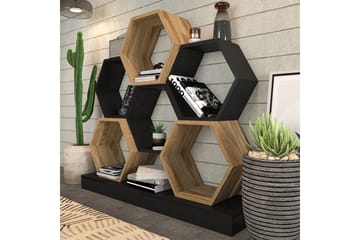 Desgrar Bokhylla 120x109 cm - Svart - Förvaring - Hyllor - Bokhylla