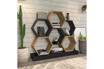 Desgrar Bokhylla 120x109 cm - Svart - Förvaring - Hyllor - Bokhylla