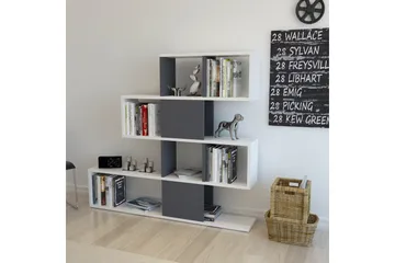Desgrar Bokhylla 120x109 cm - Vit - Förvaring - Hyllor - Bokhylla