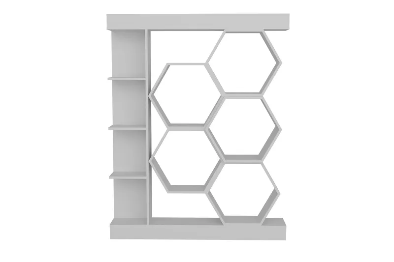 Desgrar Bokhylla 140x177,4 cm - Vit - Förvaring - Hyllor - Bokhylla