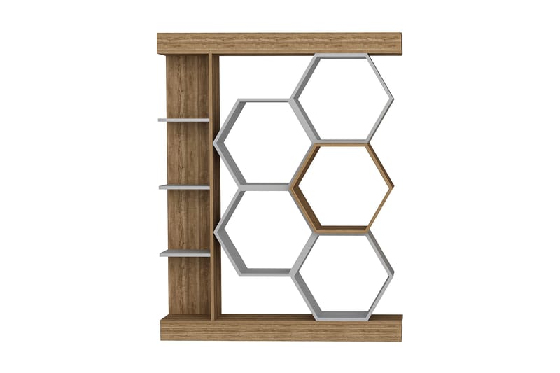 Desgrar Bokhylla 140x177,4 cm - Vit - Förvaring - Hyllor - Bokhylla