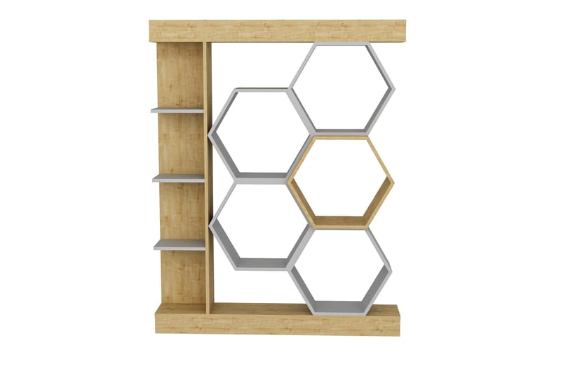 Desgrar Bokhylla 140x177,4 cm - Vit - Förvaring - Hyllor - Bokhylla