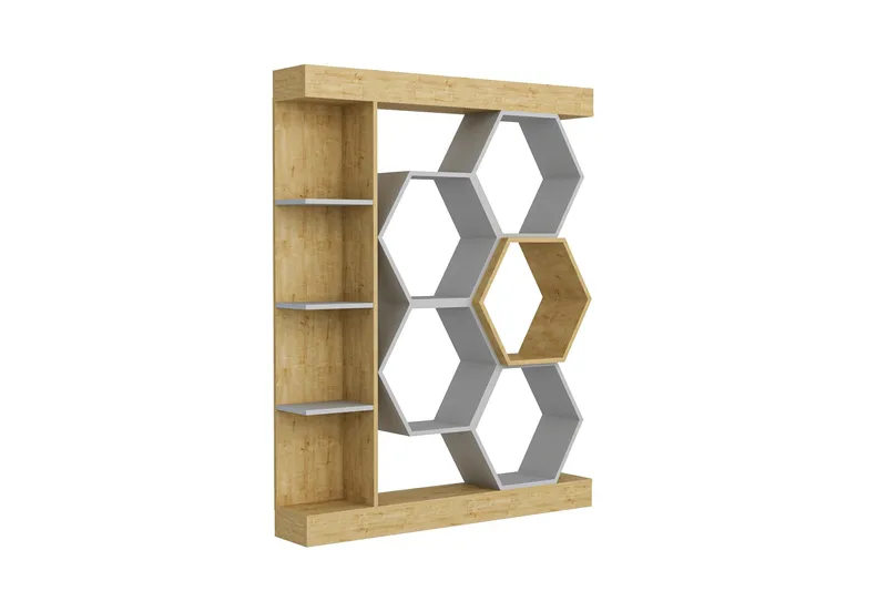 Desgrar Bokhylla 140x177,4 cm, Vit