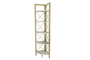 Desgrar Bokhylla 30,5x160 cm - Guld - Förvaring - Hyllor - Hörnhylla