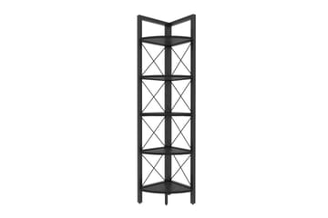 Desgrar Bokhylla 30,5x160 cm - Svart - Förvaring - Hyllor - Hörnhylla