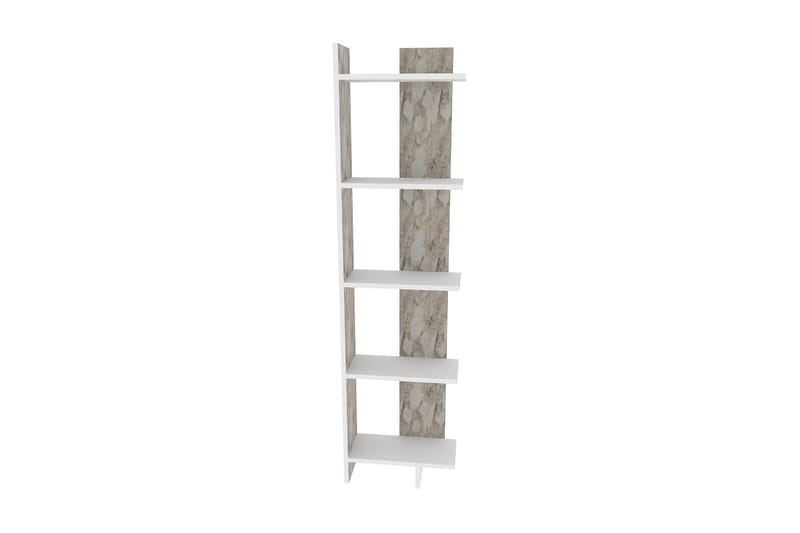 Desgrar Bokhylla 45.2x180 cm i Målat Trä - Vit - Förvaring - Hyllor - Bokhylla