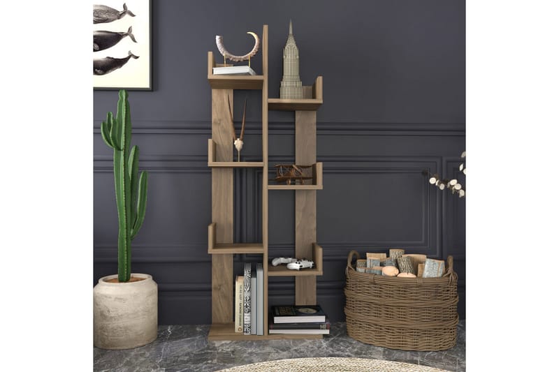 Desgrar Bokhylla 50x173 cm - Brun - Förvaring - Hyllor - Bokhylla