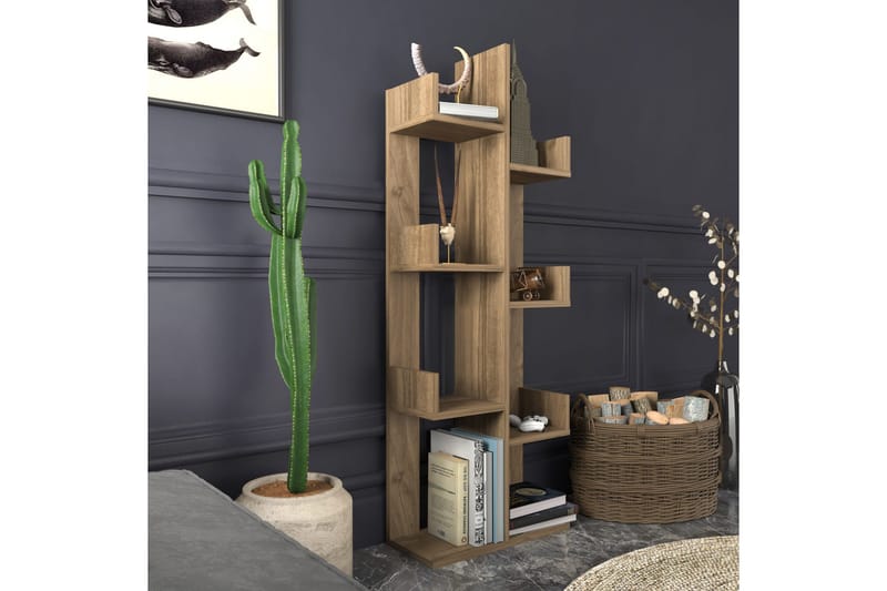 Desgrar Bokhylla 50x173 cm - Brun - Förvaring - Hyllor - Bokhylla