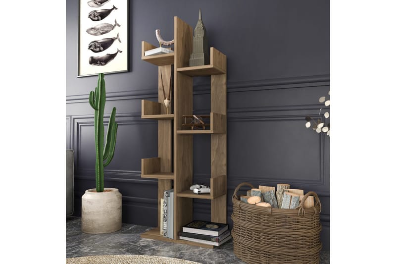 Desgrar Bokhylla 50x173 cm - Brun - Förvaring - Hyllor - Bokhylla