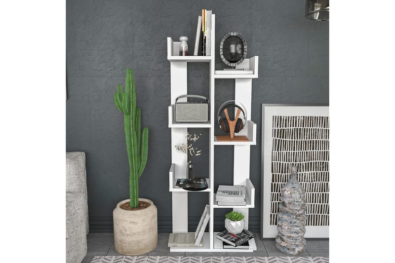 Desgrar Bokhylla 50x173 cm - Vit - Förvaring - Hyllor - Bokhylla