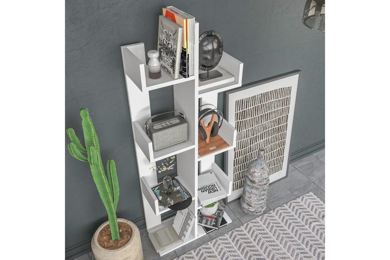 Desgrar Bokhylla 50x173 cm - Vit - Förvaring - Hyllor - Bokhylla