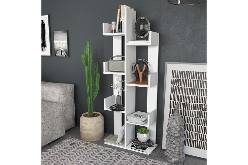 Desgrar Bokhylla 50x173 cm - Vit - Förvaring - Hyllor - Bokhylla
