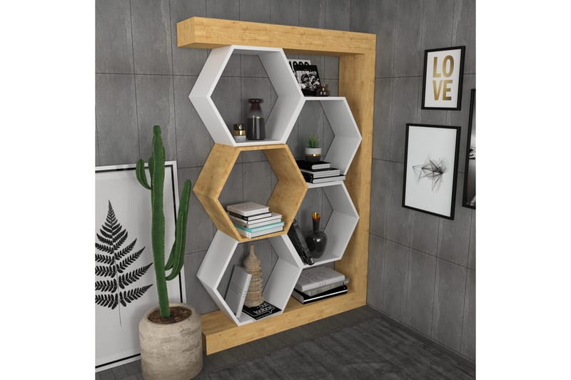 Desgrar Bokhylla 90x140 cm - Brun - Förvaring - Hyllor - Bokhylla