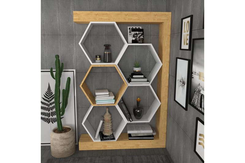 Desgrar Bokhylla 90x140 cm - Brun - Förvaring - Hyllor - Bokhylla